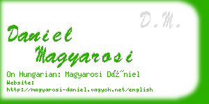 daniel magyarosi business card